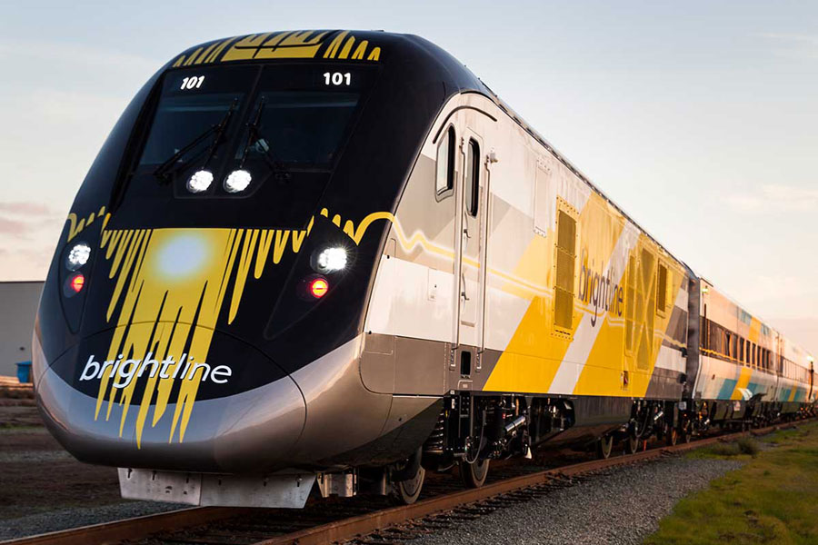 Brightline on tracks