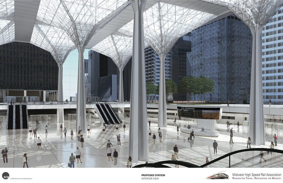 New concourse in Chicago Union Station