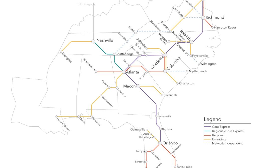 The Southeast Regional Rail Plan