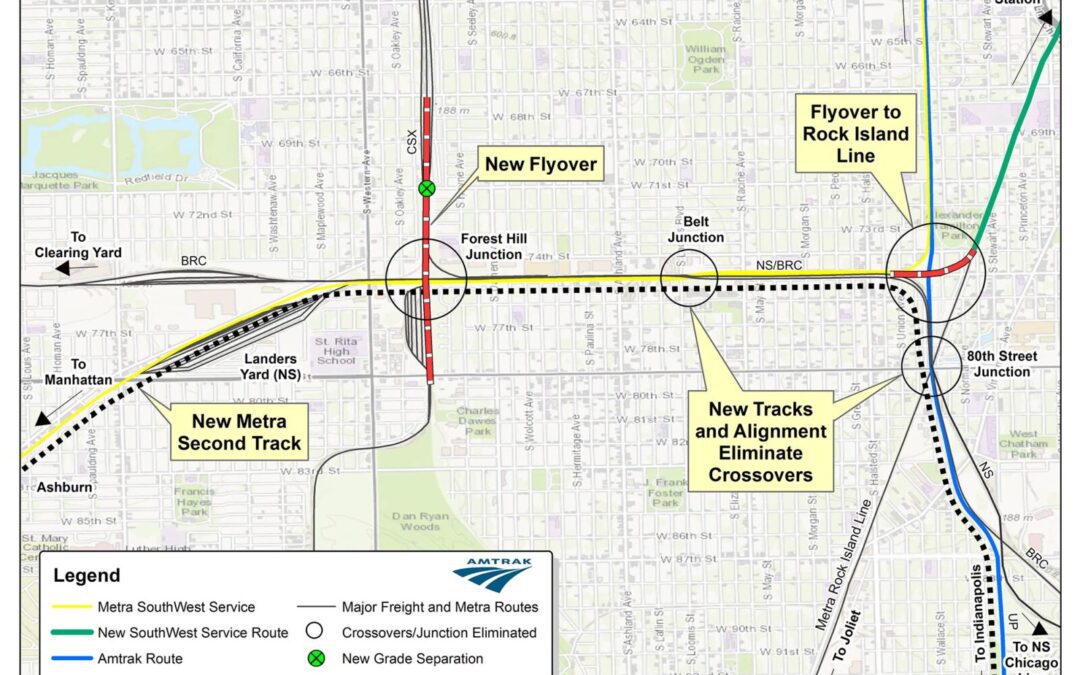 Federal grant will help untangle Chicago junction that delays the entire Midwest