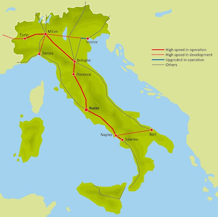 New High-Speed Segment in Italy