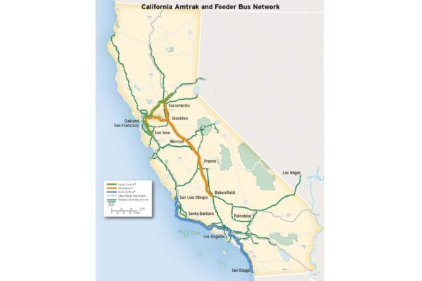 CA Amtrak Feeder Bus Network