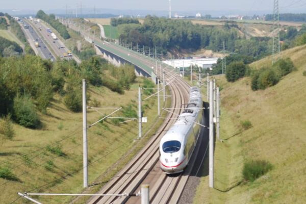 ICE Autobahn landscape