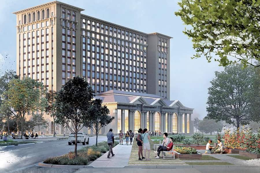 900x600 Michigan Central Station Rendering