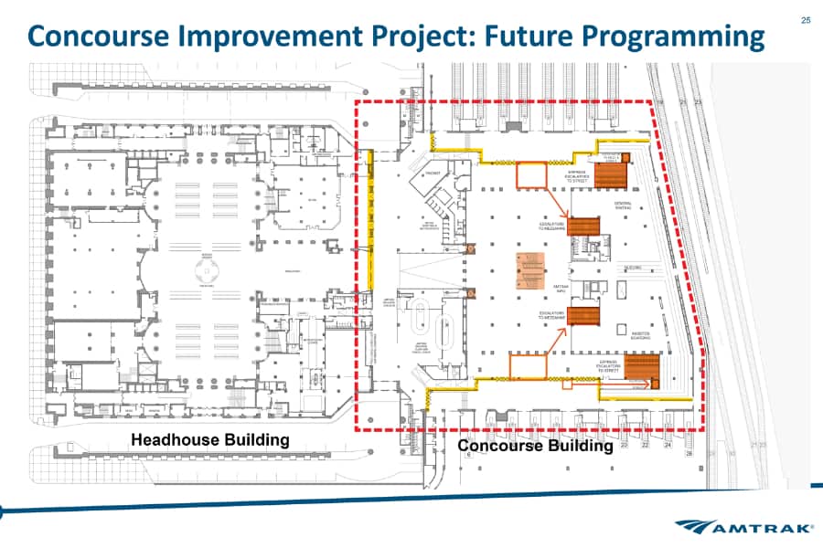 New Concourse Proposal Amtrak