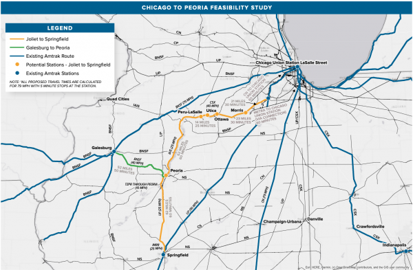 The Case for a Peoria-Chicago Passenger Rail Corridor