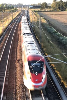 Train in the country