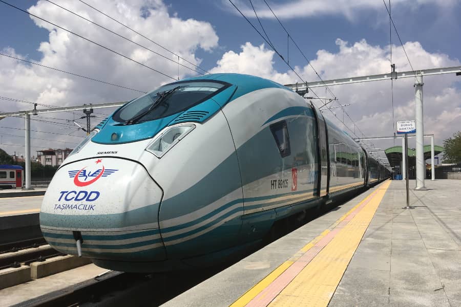 Turkish high speed train