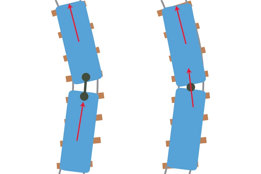 articulated train car diagram