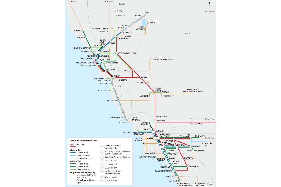 Ca State Rail Plan Final Map 2018