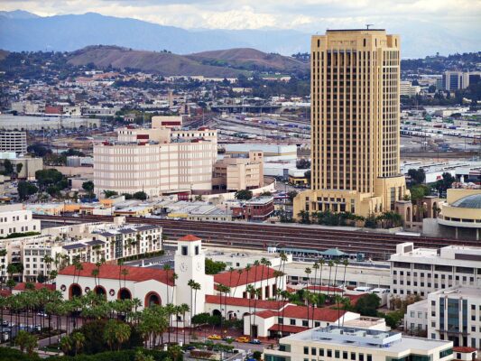 la union station exterior aerial