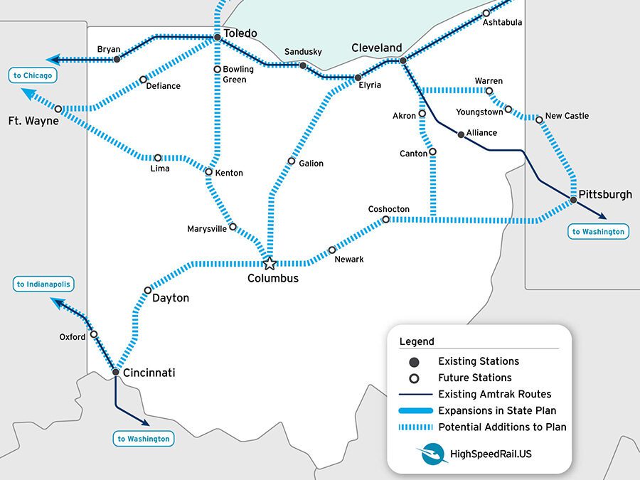 Ohio Could Rejoin the Midwest Interstate Passenger Rail Commission