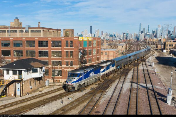 A Milwaukee District train passing through A-2.