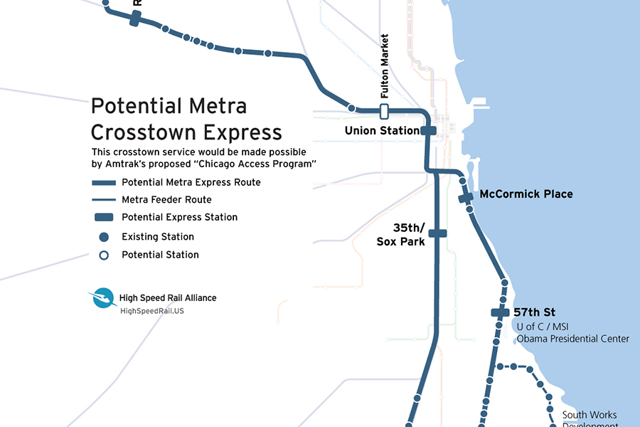 CrossRail Chicago panoramic