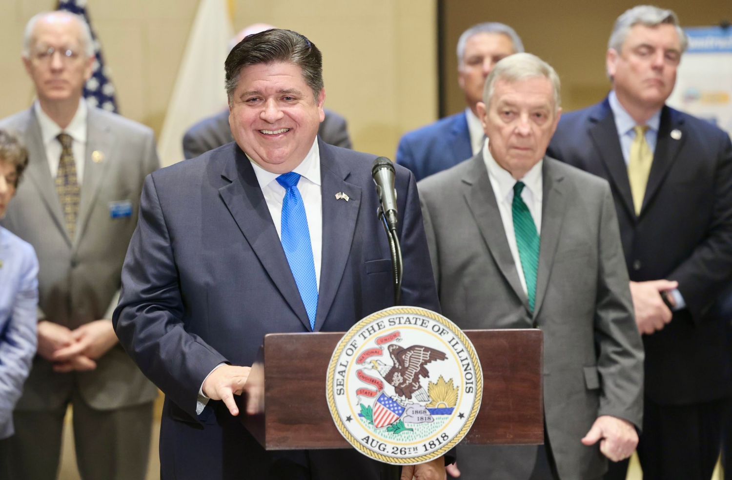 IL Gov. Pritzker Launches 110 mph Service