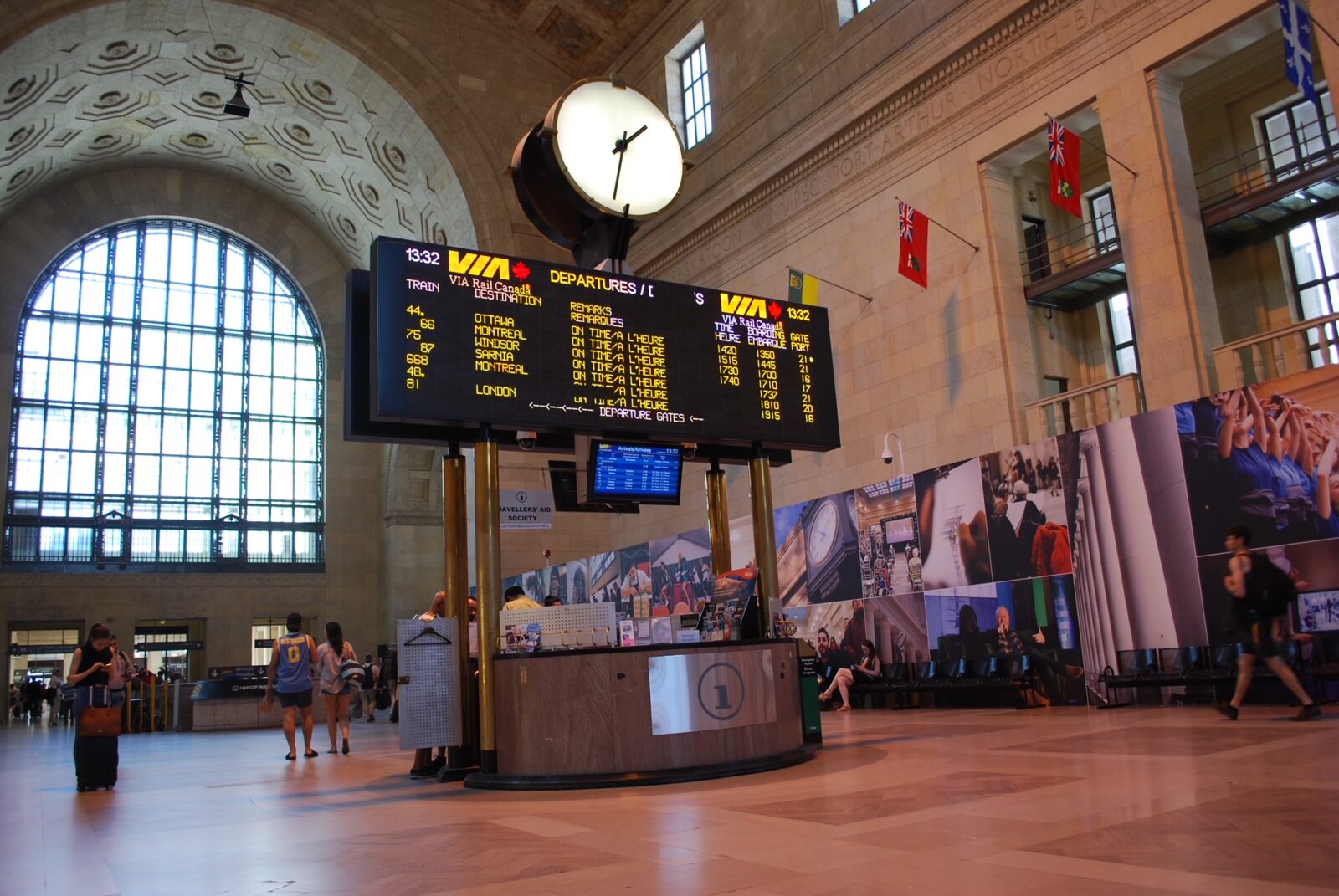 Headhouse at Toronto Union Station.