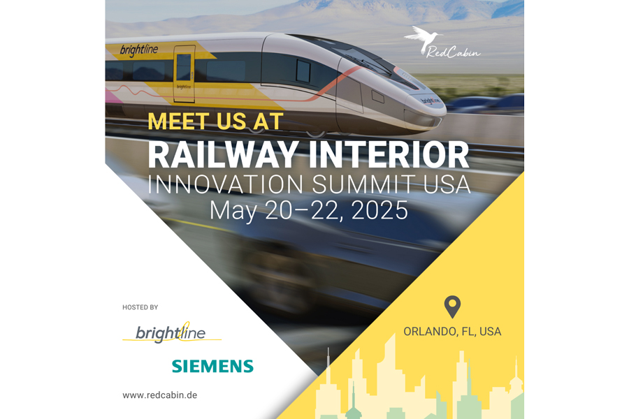 Railway Interior Innovation Summit USA 2025, hosted by Siemens and Brightline