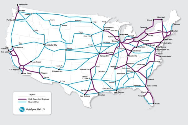 Endorse the American High-Speed Rail Act as an Organization