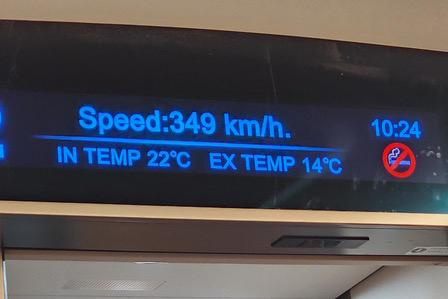 Cousin Amos rides 1,351 miles in just 8.5 hours.